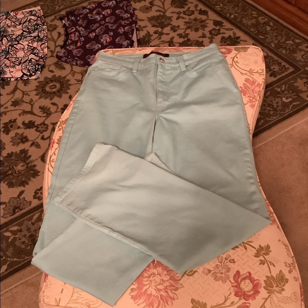 Gloria Vanderbilt light blue jeans Amanda size 10 average medium summer & spring